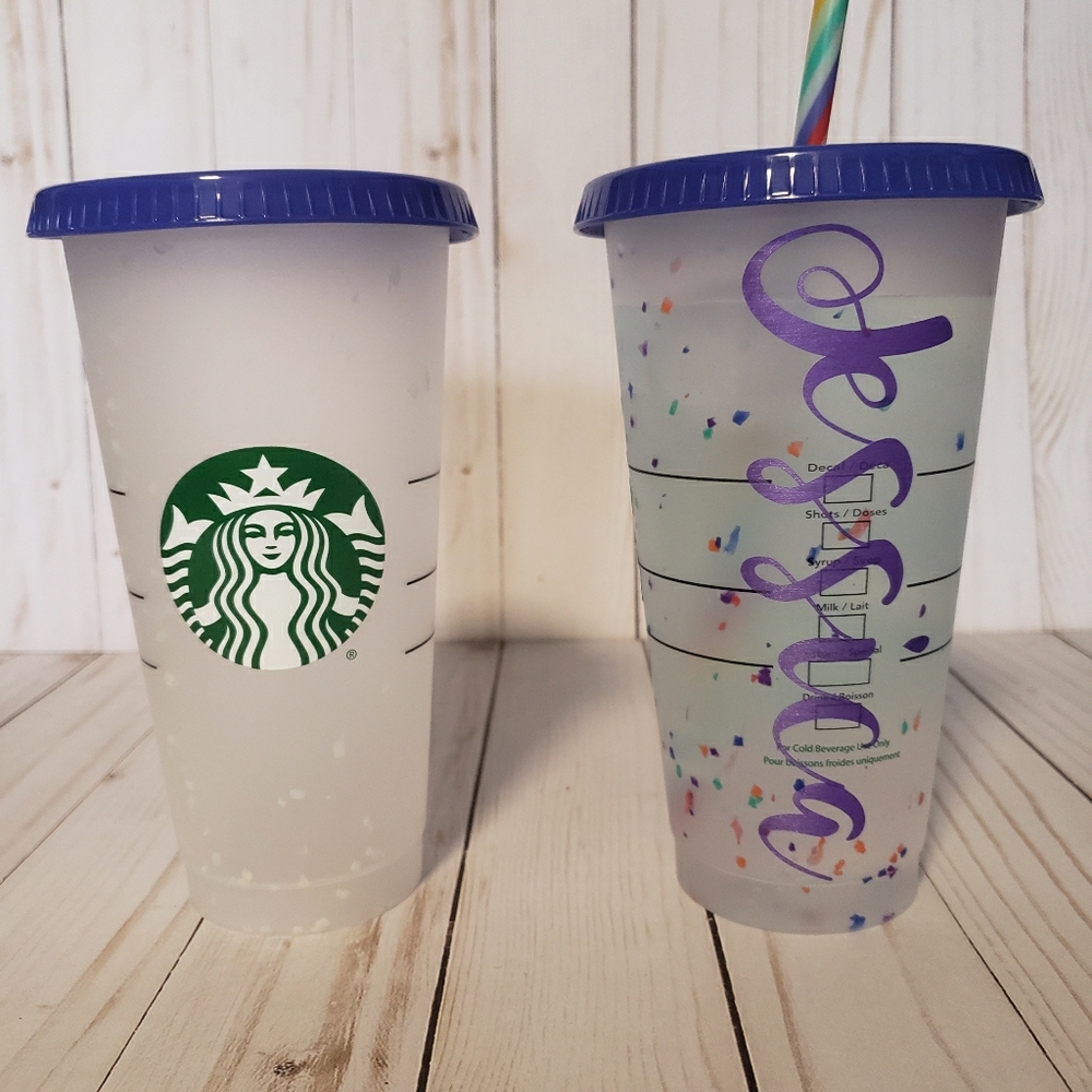 Starbucks Confetti Color Changing Cup